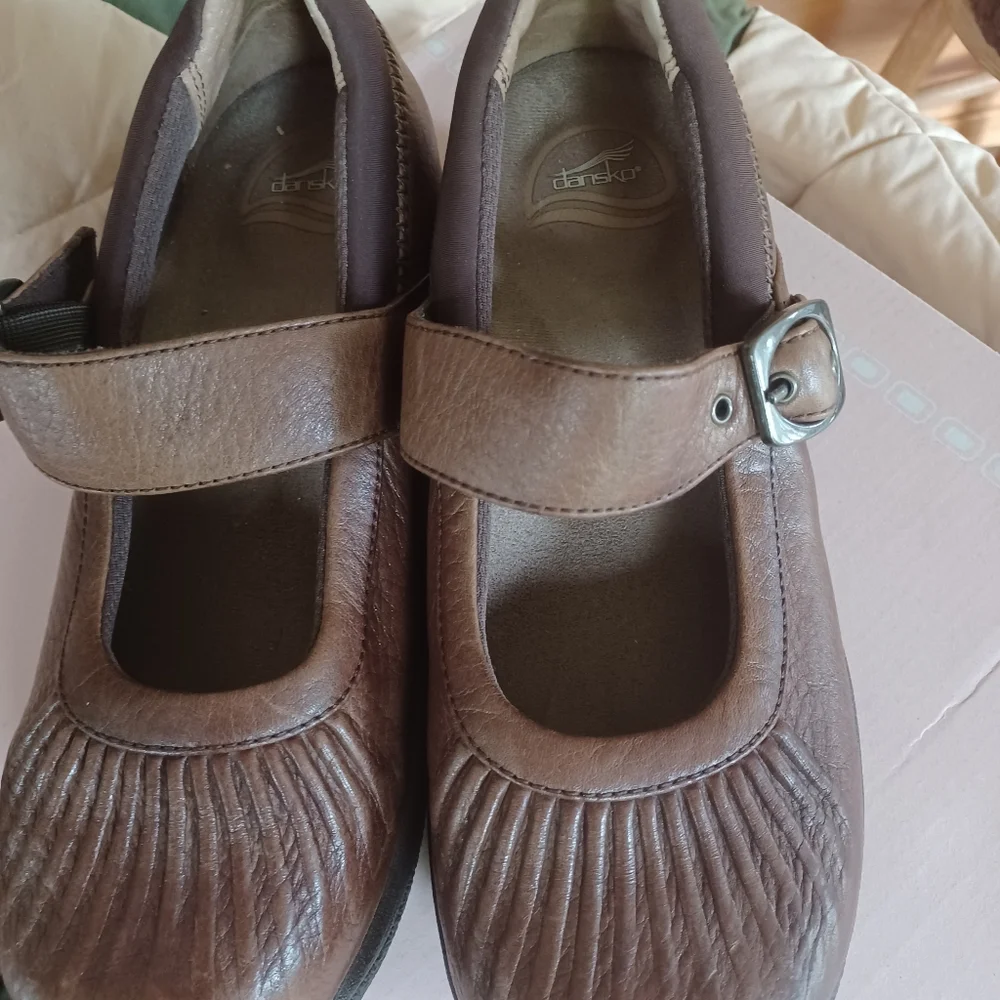 Dansko women's shoes size 38 brown leather - Picture 2 of 6